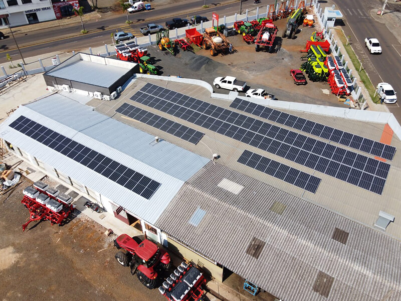 Estrutura de cobertura solar